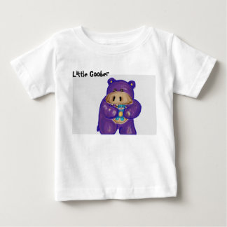 T-shirt Pour Bébé Peu de Goober l'hippopotame
