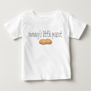 T-shirt Pour Bébé Peu de pièce en t de l'arachide de la maman