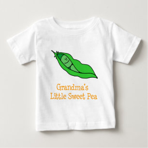 T-shirt Pour Bébé Peu de pois doux de la grand-maman