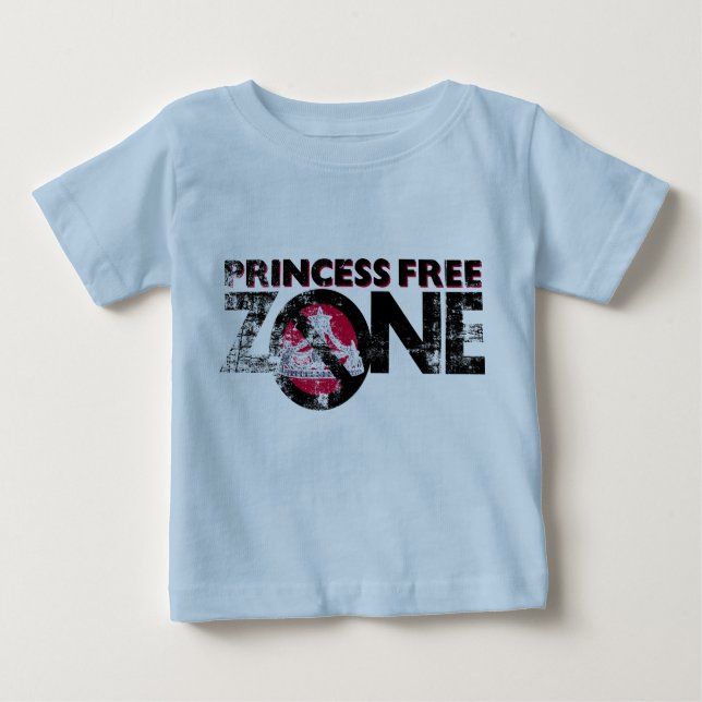 T-shirt Pour Bébé PFZ logo bleu bébé tee (Devant)