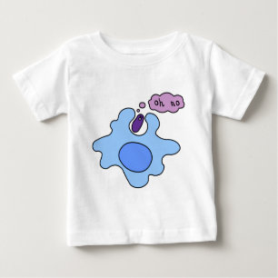 T-shirt Pour Bébé Phagocytose de bactéries