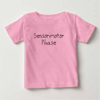 T-shirt Pour Bébé Phase sensorimotrice
