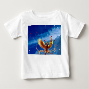 T-shirt Pour Bébé Phénix / Oiseau de feu.