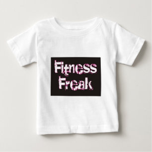 T-shirt Pour Bébé Phénomène de forme physique - noir et rose