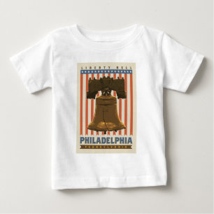 T-shirt Pour Bébé Philadelphie   Liberty Bell