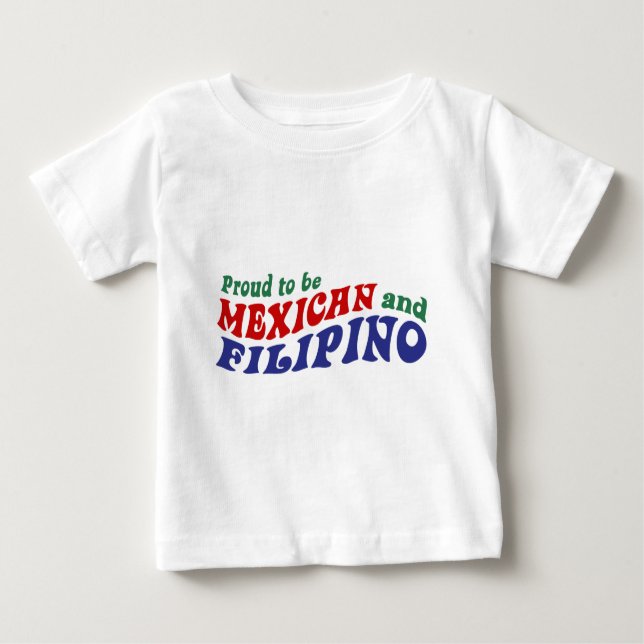 T-shirt Pour Bébé Philippin mexicain (Devant)