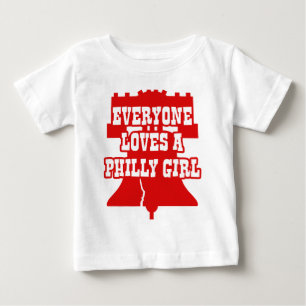 T-shirt Pour Bébé Philly Girl