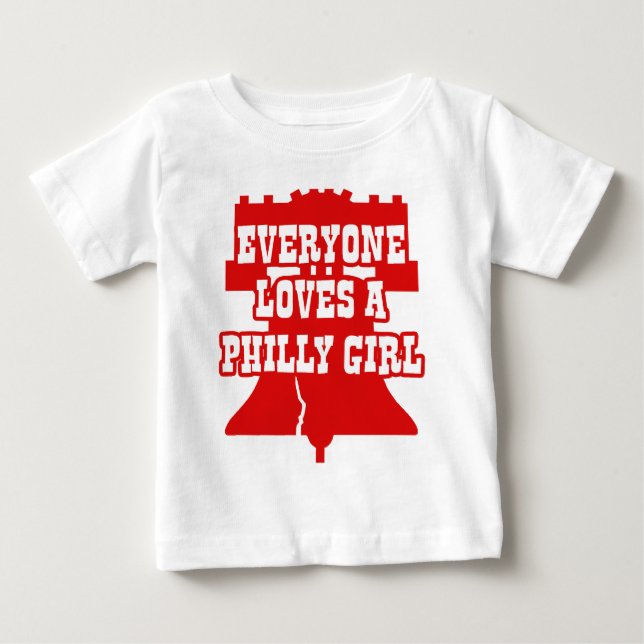 T-shirt Pour Bébé Philly Girl (Devant)