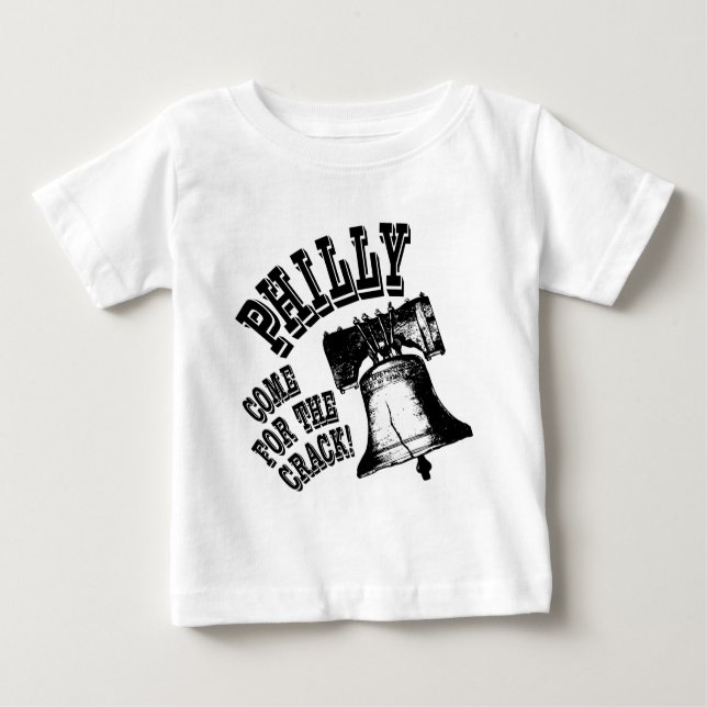 T-shirt Pour Bébé Philly - venu pour la fente ! (Devant)