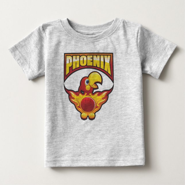 T-shirt Pour Bébé Phoenix bébé (Devant)