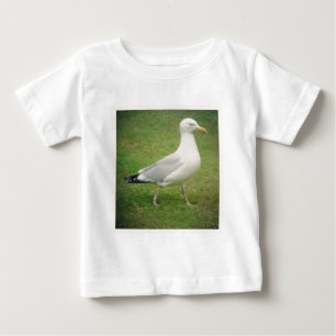 T-shirt Pour Bébé Photo carré - Marche du mouette