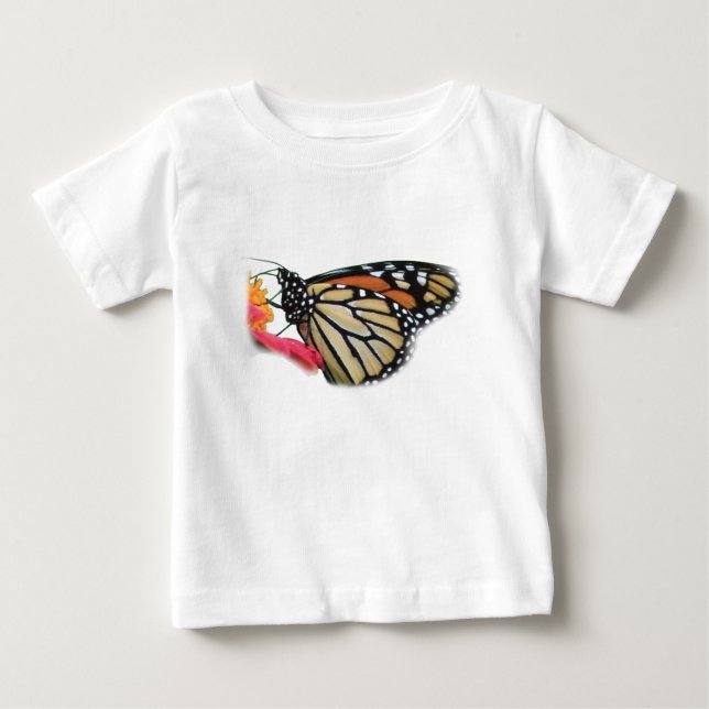 T-shirt Pour Bébé Photo Monarch Papillon (Devant)