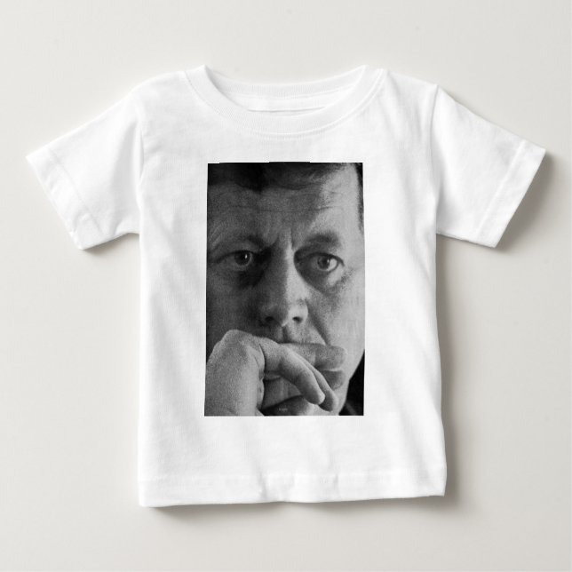 T-shirt Pour Bébé Photographie de John F. Kennedy (Devant)