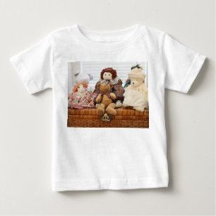 T-shirt Pour Bébé Photographie des jouets sur T-shirt, ours fourrés