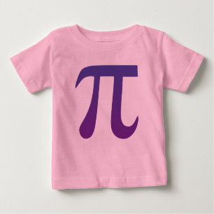 T-shirt Pour Bébé Pi en violet