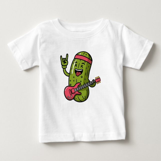 T-shirt Pour Bébé Pickle Rock Star (Devant)