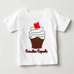 T-shirt Pour Bébé Pièce en t canadienne infantile de petit gâteau