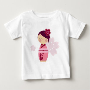 T-shirt Pour Bébé Pièce en t de bébé de Kokeshi Sakura