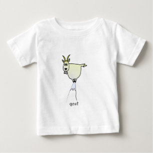 T-shirt Pour Bébé Pièce en t de chèvre de montagne