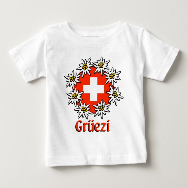 T-shirt Pour Bébé Pièce en t de nourrisson de Gruezi (Devant)