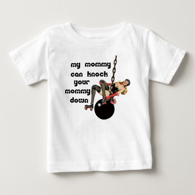 T-shirt Pour Bébé Pièce en t de RollerMom (Devant)