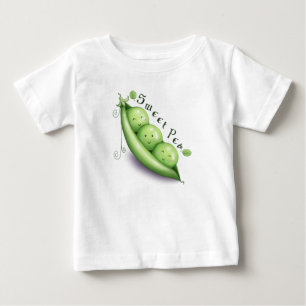 T-shirt Pour Bébé Pièce en t de ruche de pois doux