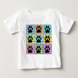 T-shirt Pour Bébé Pied Motif de chien