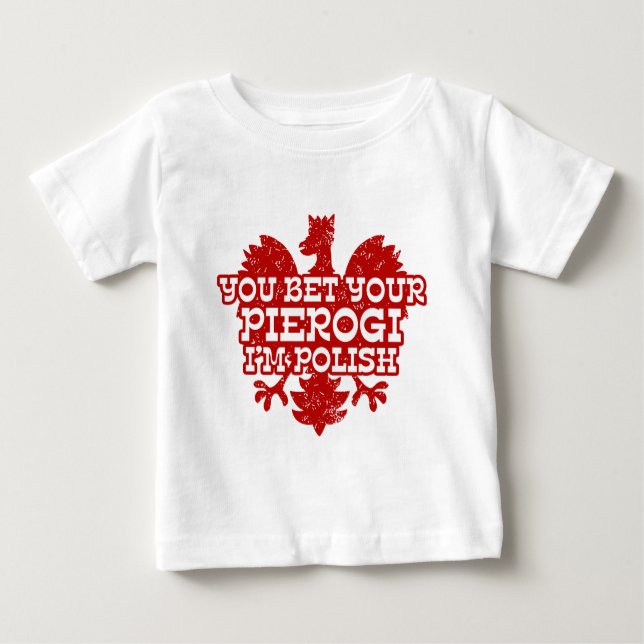T-shirt Pour Bébé Pierogi polonais (Devant)