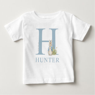 T-shirt Pour Bébé Pierre Rabbit  H est pour