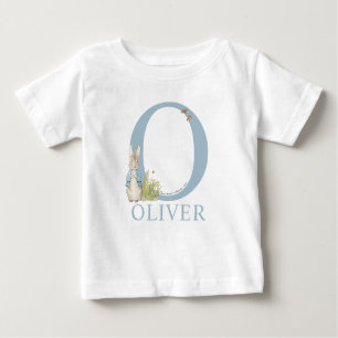 T-shirt Pour Bébé Pierre Rabbit  O est pour