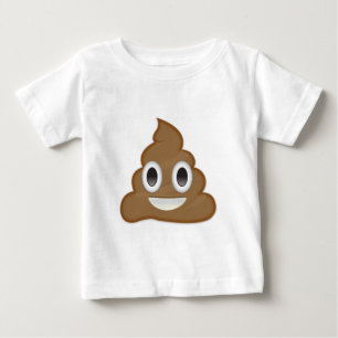 T-shirt Pour Bébé Pile de Poo Emoji