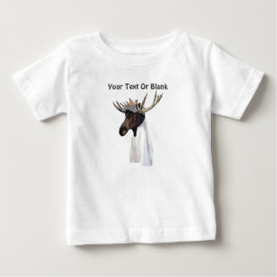 T-shirt Pour Bébé Pilote de l'aviation de l'orignal volant