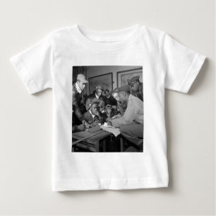 T-shirt Pour Bébé Pilotes de groupe de combattant d'aviateurs de