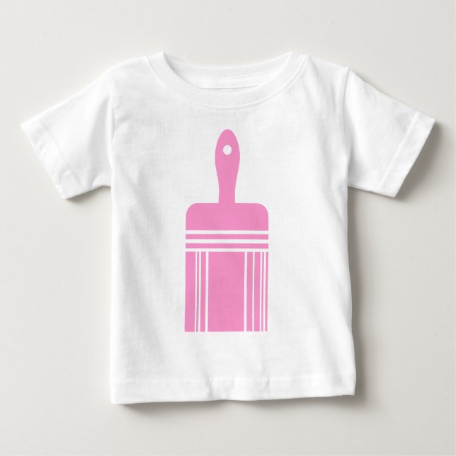 T-shirt Pour Bébé Pinceau 02 (Devant)