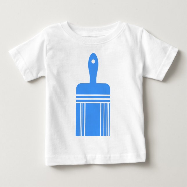 T-shirt Pour Bébé Pinceau 02 (Devant)