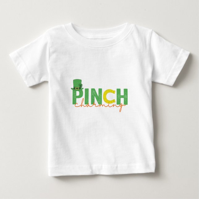 T-shirt Pour Bébé Pinch CHarming Funny St Patrick's Day Cadeau irlan (Devant)