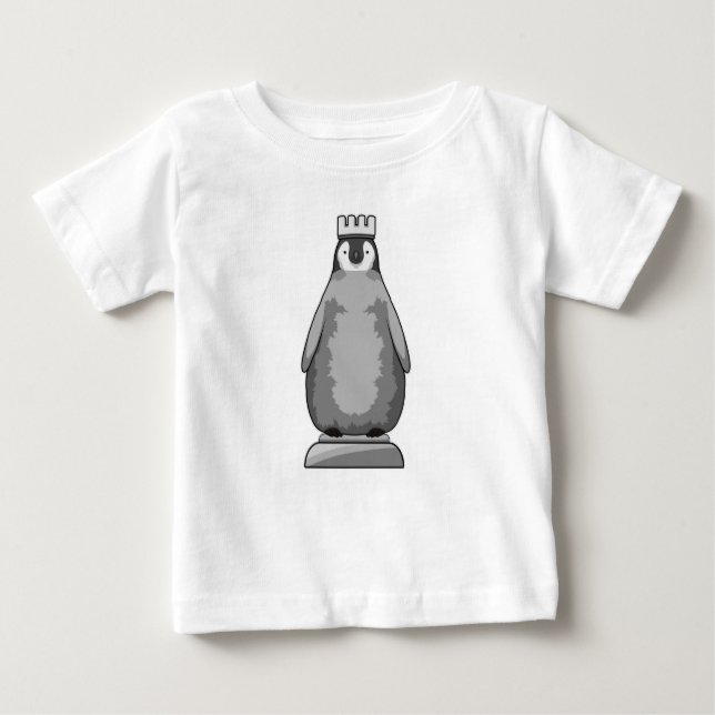 T-shirt Pour Bébé Pingouin (Devant)