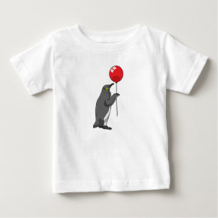 T-shirt Pour Bébé Pingouin avec ballon