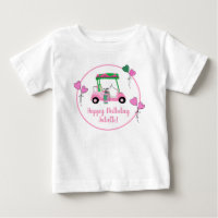 Pink & Green Golf Thème Fête Personnalisée