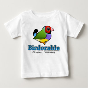 T-shirt Pour Bébé Pinson original de Gouldian de gentillesse