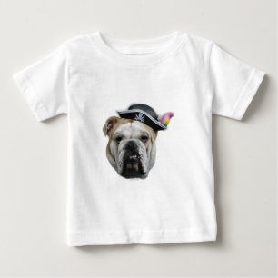 T-shirt Pour Bébé Pirate Bulldog