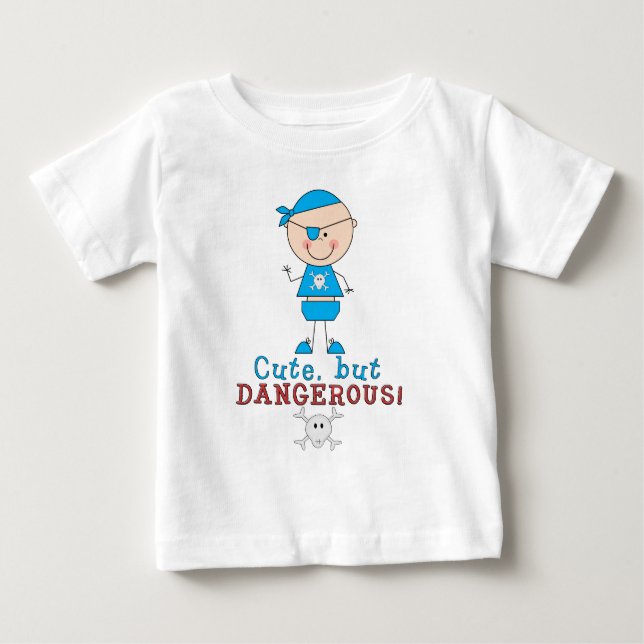 T-shirt Pour Bébé Pirate mignon (Devant)