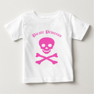 T-shirt Pour Bébé Pirate Princess Crossbones