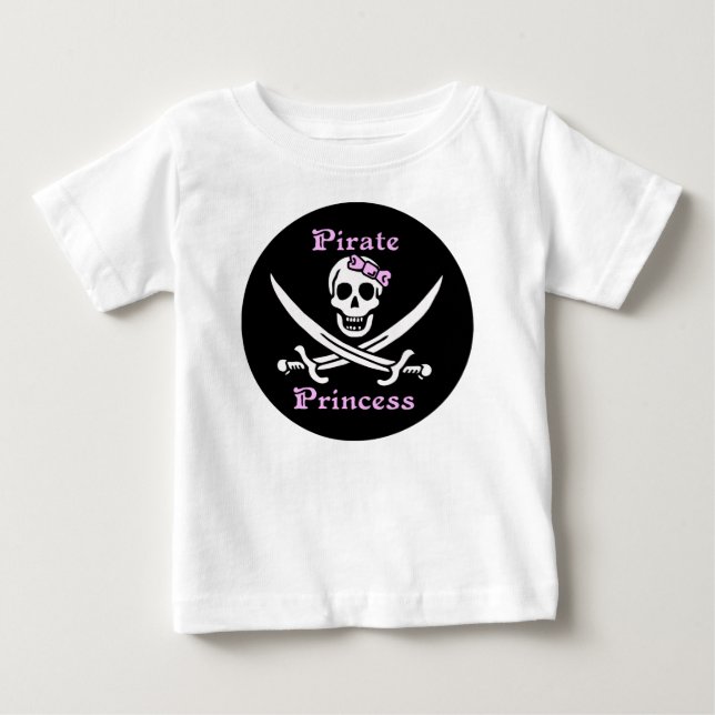 T-shirt Pour Bébé Pirate Princess Toddler Chemise à manches longues (Devant)