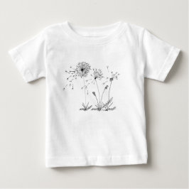 T-shirt Pour Bébé Pissenlits