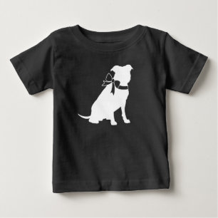 T-shirt Pour Bébé Pit Bull Chien Baby shower Genre Neutre Pitbull