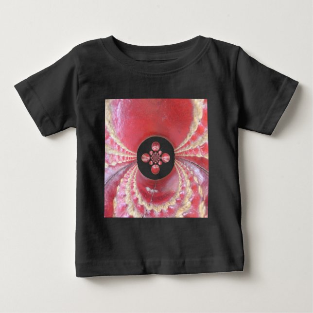 T-shirt Pour Bébé Pitch Kaleidoscope : Le Cricket Balls The Game's H (Devant)