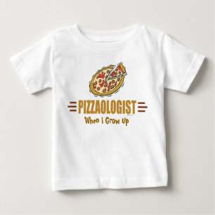 T-shirt Pour Bébé Pizza drôle