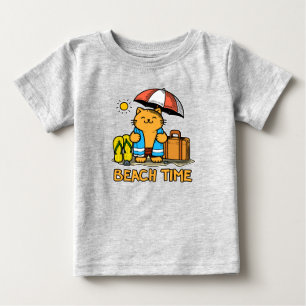 T-shirt Pour Bébé Plage 1