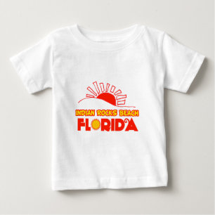 T-shirt Pour Bébé Plage indienne de roches, la Floride